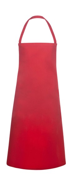 Basic Bib Apron Pinafore Piros 