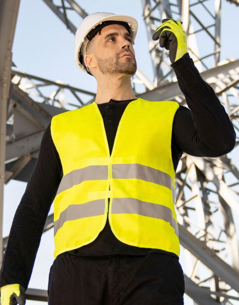 Basic Car Safety Vest for Print Karlsruhe Sárga 
