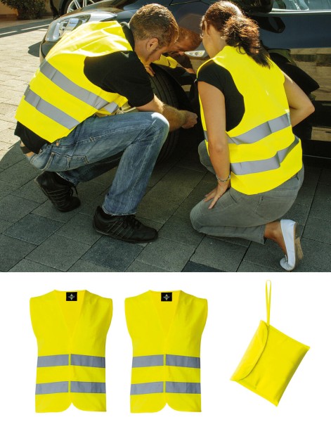 Basic Safety-Vest Duo-Pack  Sárga 
