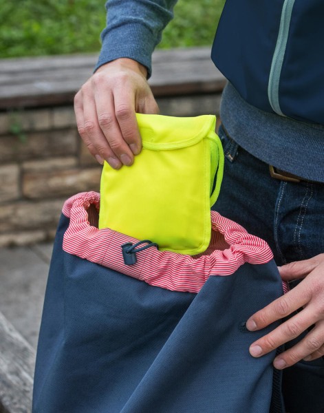 Basic Safety Vest in a Pouch Mannheim Narancssárga 