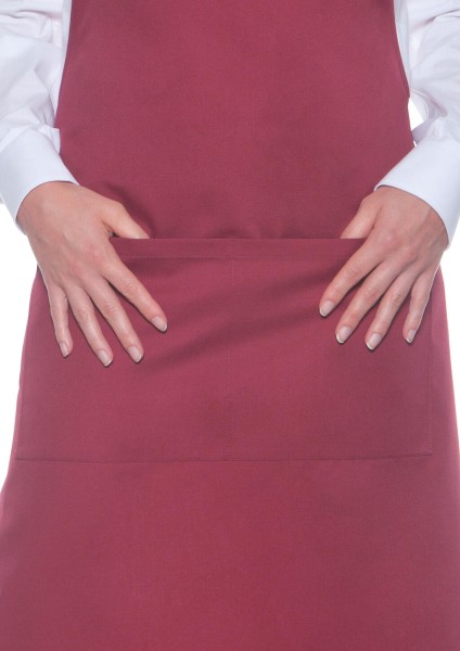 Bib Apron Basic with Pocket  