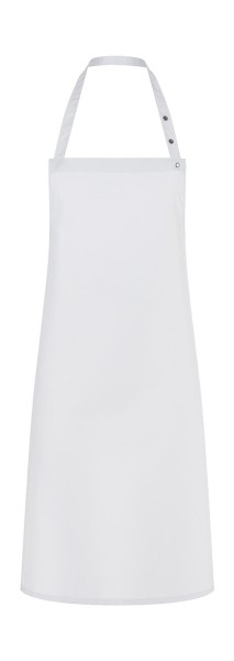 Bib Apron Press Stud Fehér 