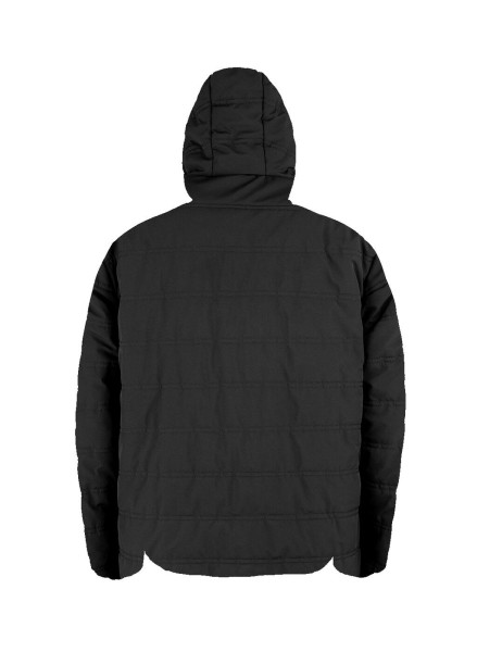 Black Compass Padded Winter Jacket  