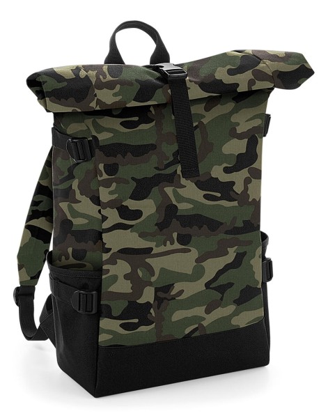 Block Roll-Top Backpack  