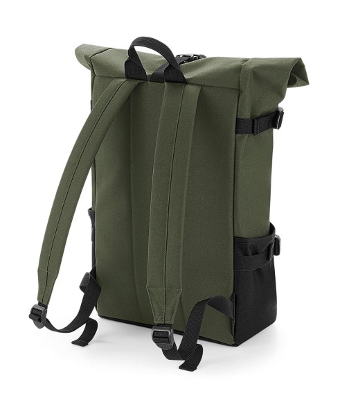 Block Roll-Top Backpack  