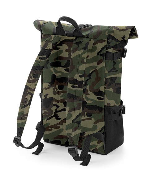 Block Roll-Top Backpack  