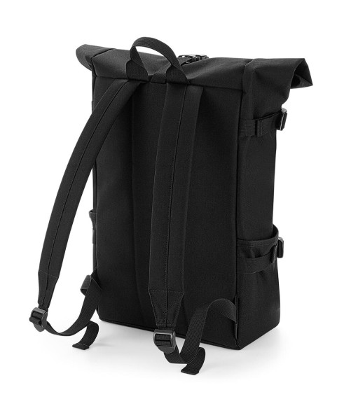 Block Roll-Top Backpack  