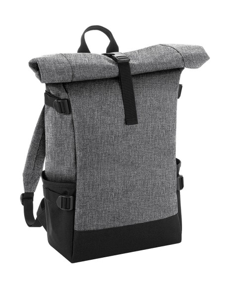 Block Roll-Top Backpack  