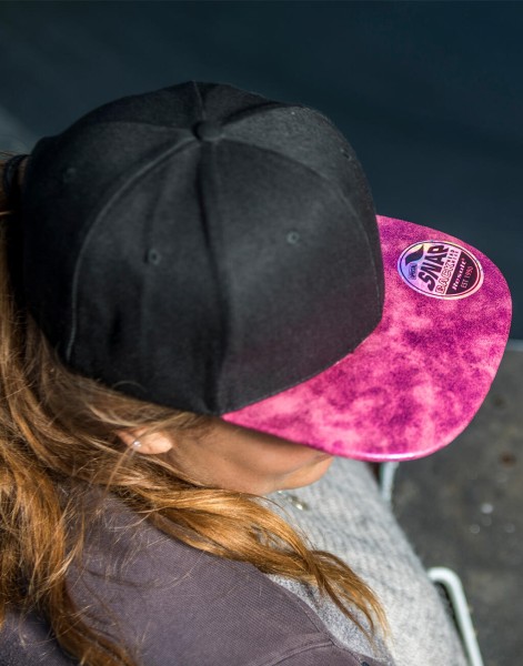 Bronx Glitter Flat Peak Snapback Cap   