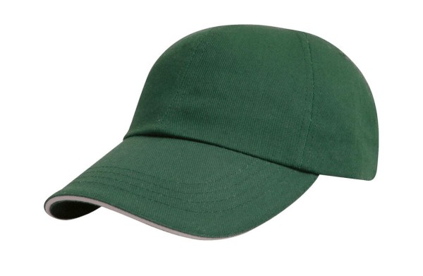 Brushed Cotton Decorator Cap with Sandwich Peak  