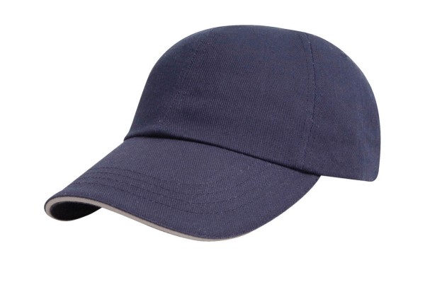 Brushed Cotton Decorator Cap with Sandwich Peak  