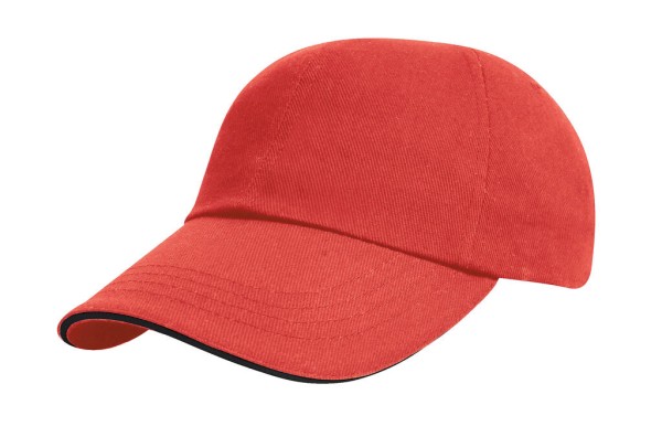 Brushed Cotton Sandwich Cap  