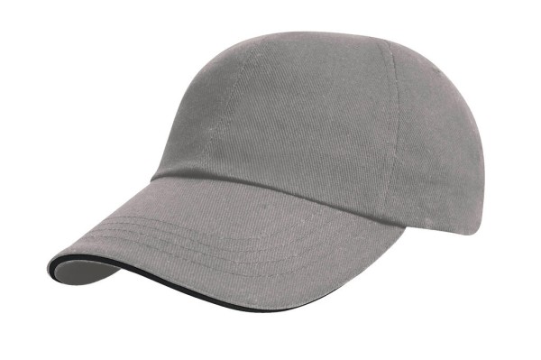Brushed Cotton Sandwich Cap  