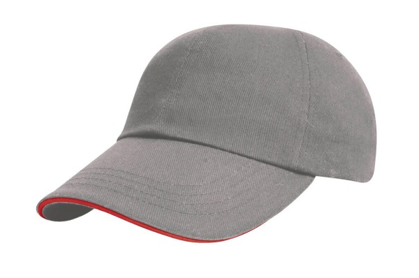 Brushed Cotton Sandwich Cap  