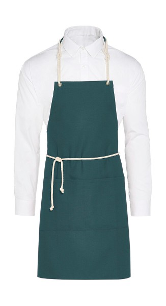 CORSICA - Cord Bib Apron with Pocket  