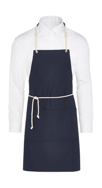 CORSICA - Cord Bib Apron with Pocket  