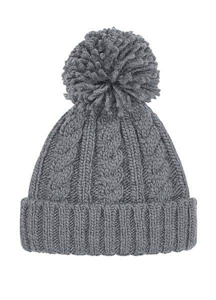 Cable Knit Melange Beanie  