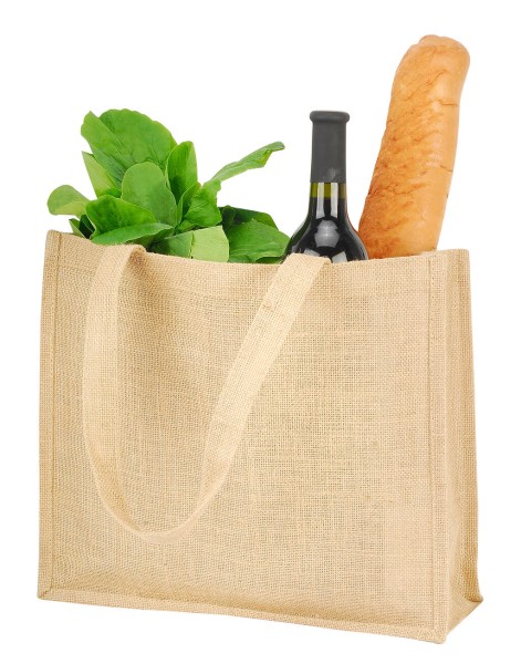 Calcutta Long Handled Jute Shopper Bag  