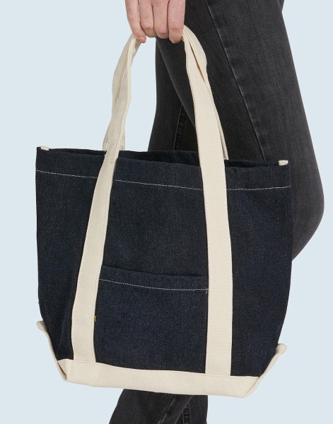 Canvas Denim Shopper  