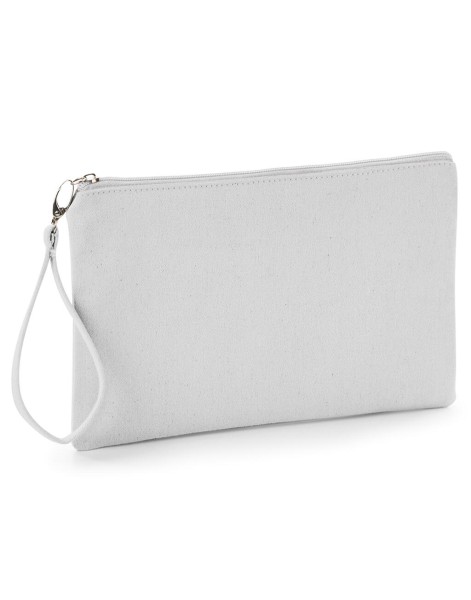 Canvas Wristlet Pouch  