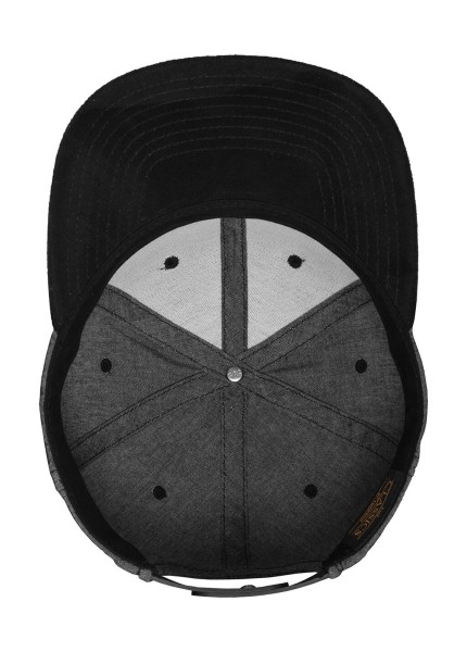 Chambray-Suede Snapback  