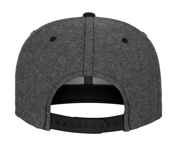 Chambray-Suede Snapback  