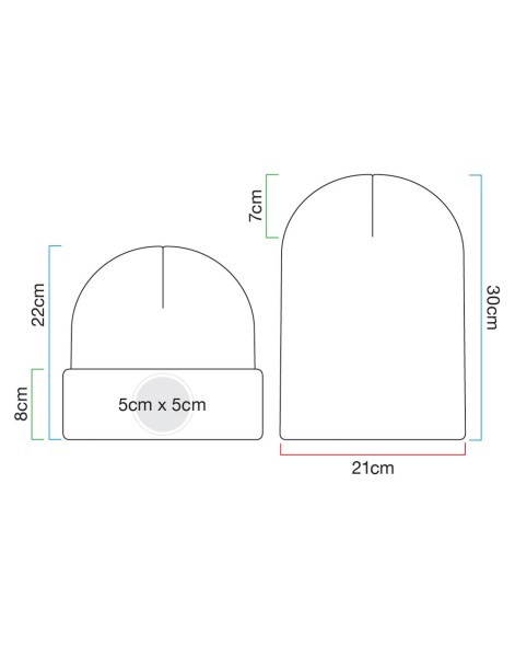 Circular Patch Beanie  