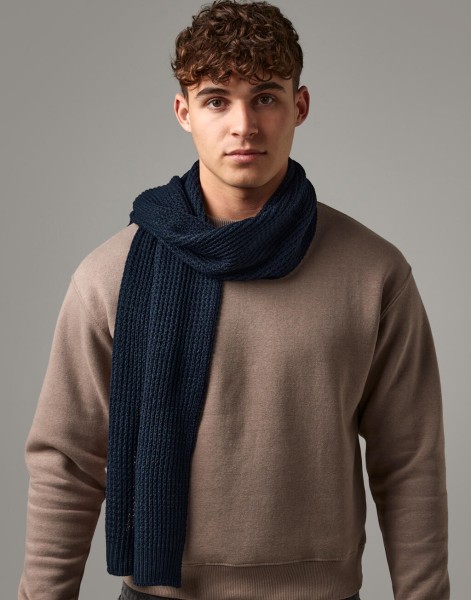 Classic Waffle Knit Scarf  