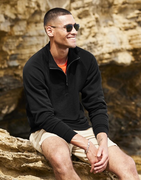 Classic Zip Neck Sweat  