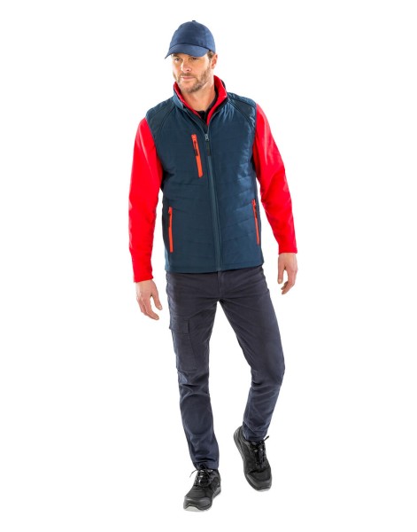 Compass Padded Softshell Gilet  
