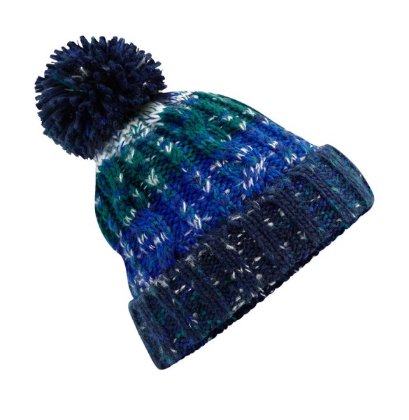 Corkscrew Pom Pom Beanie  