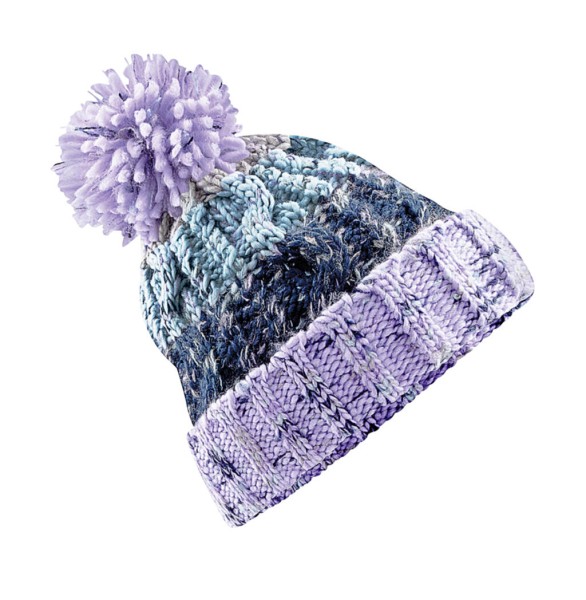 Corkscrew Pom Pom Beanie  