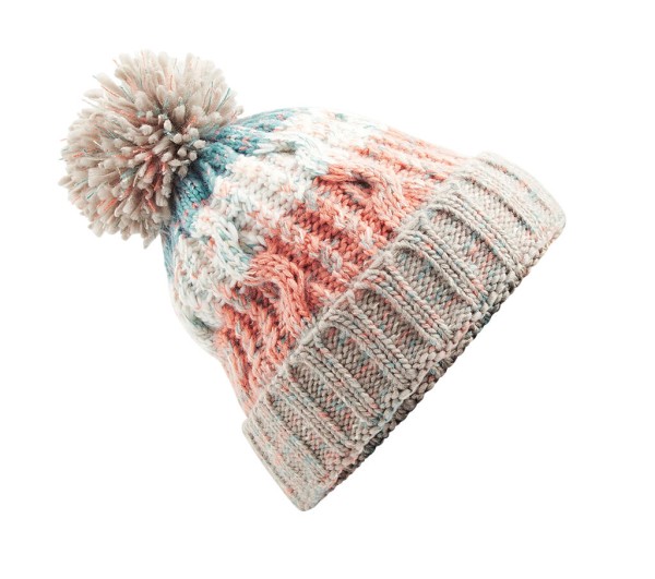 Corkscrew Pom Pom Beanie  