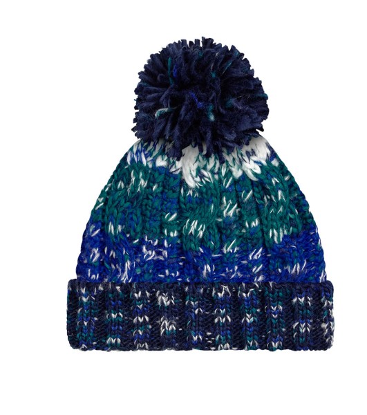 Corkscrew Pom Pom Beanie  