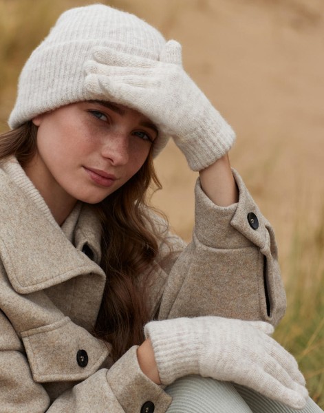 Cosy Ribbed Cuff Gloves  