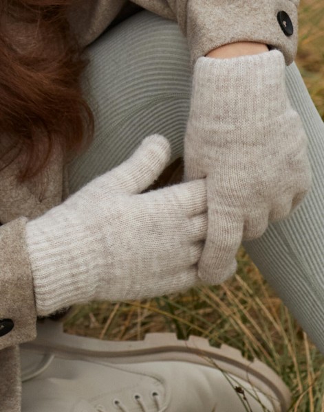 Cosy Ribbed Cuff Gloves  