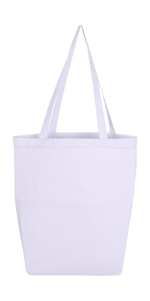 Cotton Bag LH with Gusset Fehér 