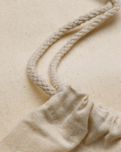 Cotton Drawstring Backpack Szürke 