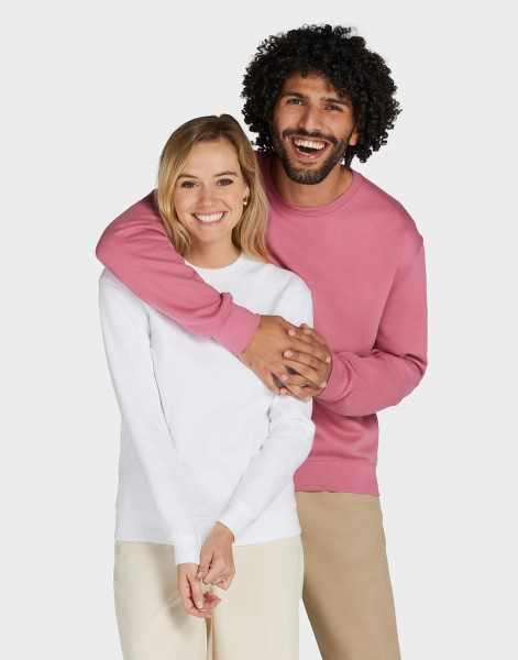 Crew Neck Sweatshirt Men Fekete 