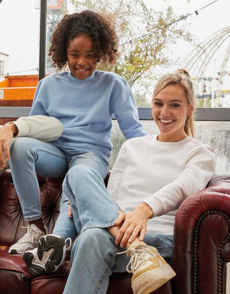 Crew Neck Sweatshirt Women Fekete 
