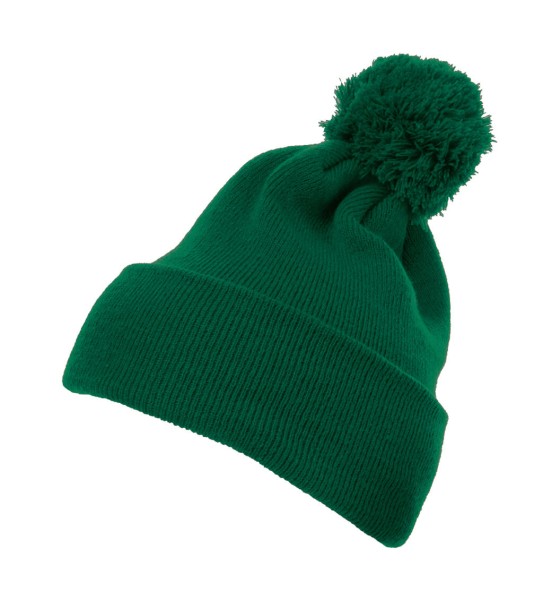 Cuffed Pom Pom Knit Beanie  