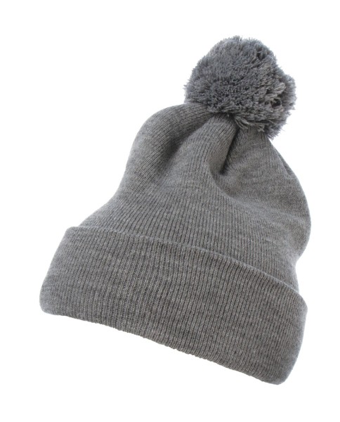 Cuffed Pom Pom Knit Beanie  