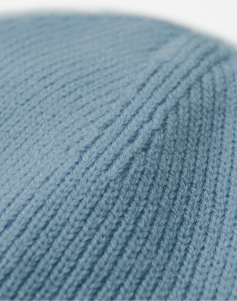 Deep Cuffed Tonal Patch Beanie  
