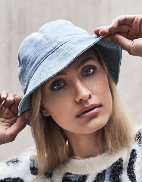 Denim Bucket Hat  