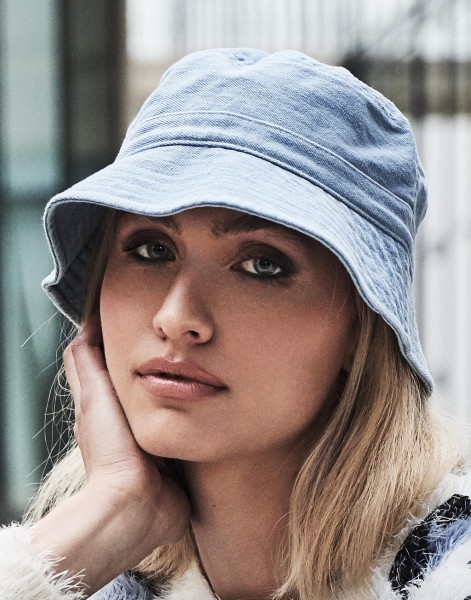 Denim Bucket Hat  