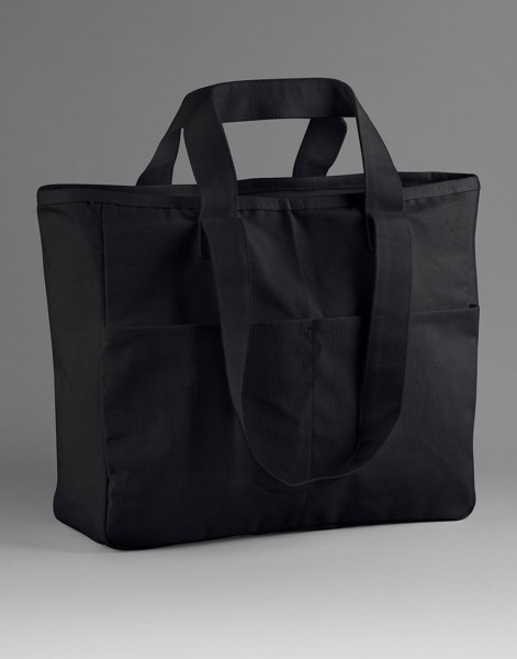 Double Handle Cargo Pocket Tote  