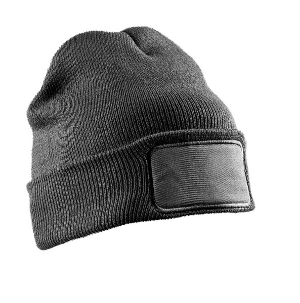 Double Knit Printers Beanie Szürke 