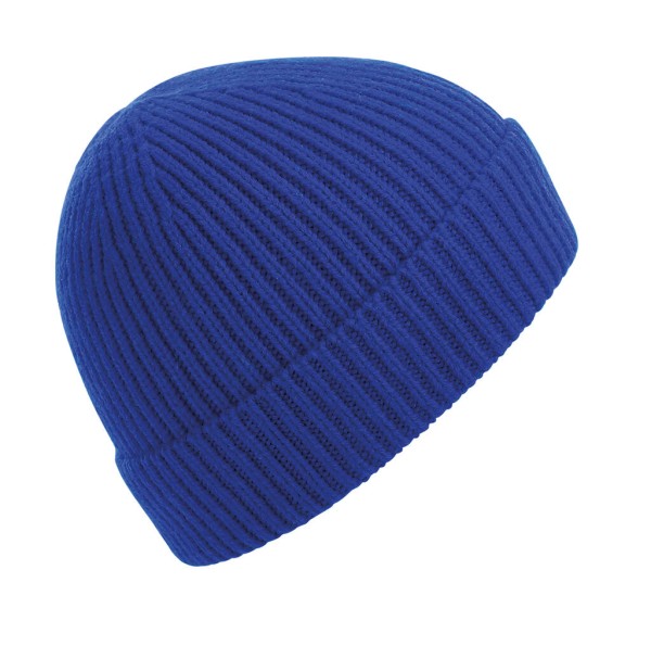 Engineered Knit Ribbed Beanie  