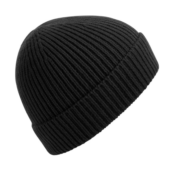 Engineered Knit Ribbed Beanie  