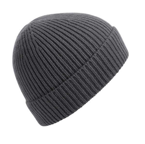Engineered Knit Ribbed Beanie  